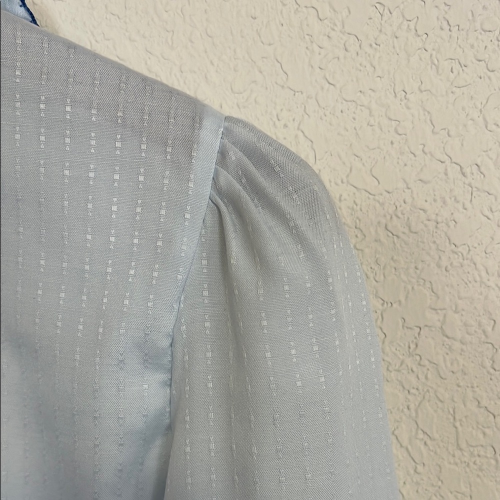 Vintage Light Blue Button Down Shirt - Picture 9 of 10